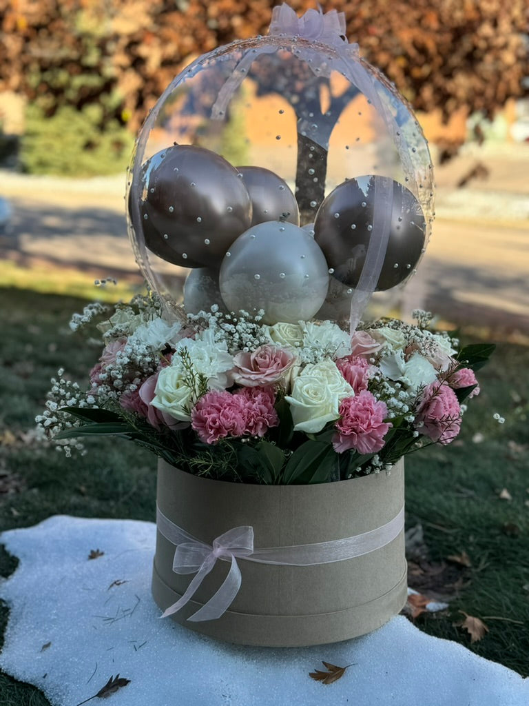 Elegant Bloom Sphere Bouquet