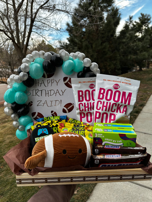 Birthday Sports Gift Basket