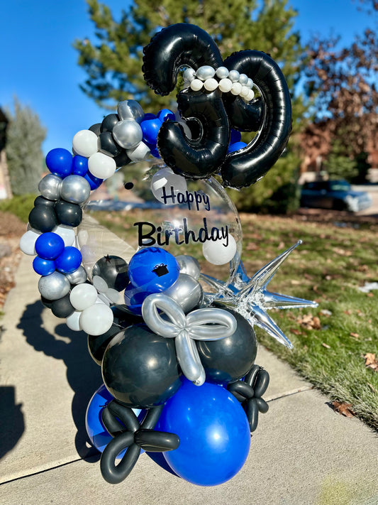 30th Birthday Luxe Balloon Display